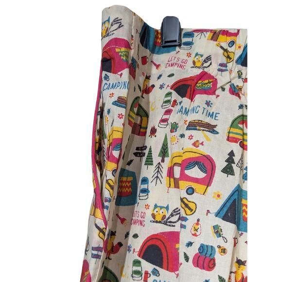 Mahogany NWT 100% Cotton 'Happy Camper' Pajamas Set Womens' Sz Medium - Picture 11 of 16